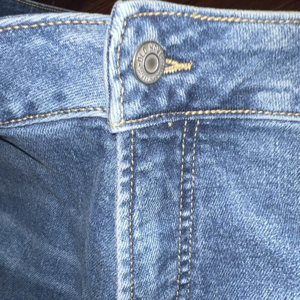 Old Navy Rockstar O.G Straight High‎ Rise Stretch Denim Jeans Women's Plus Sz 26